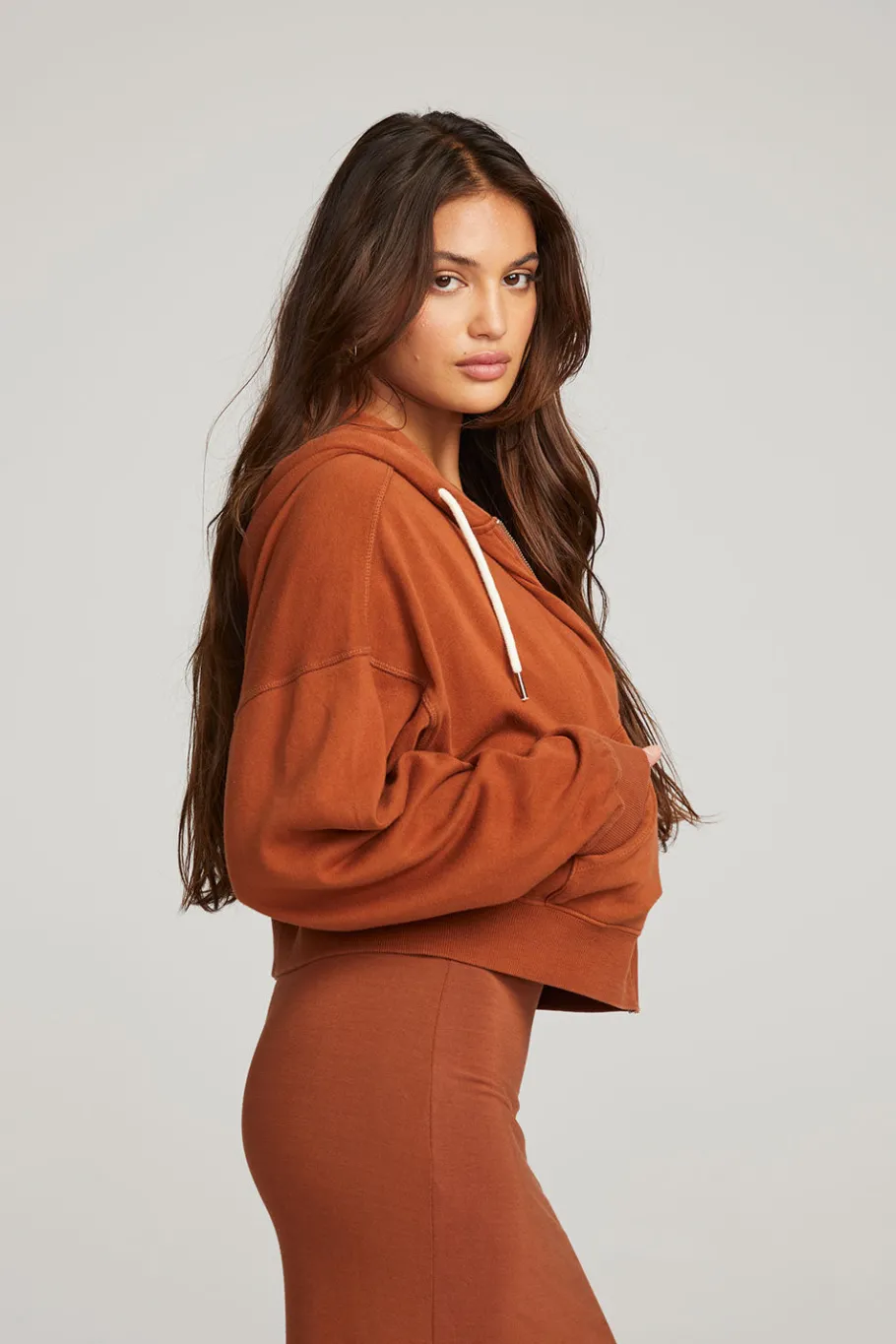 Fashion Chaser Brand Abilene Whiskey Zip Up Hoodie