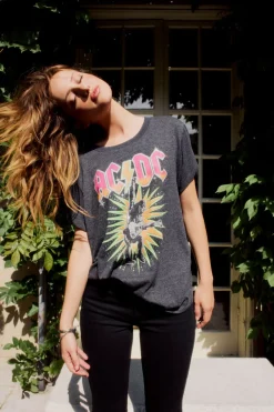 Clearance Chaser Brand AC/DC Let There Be Rock Tee