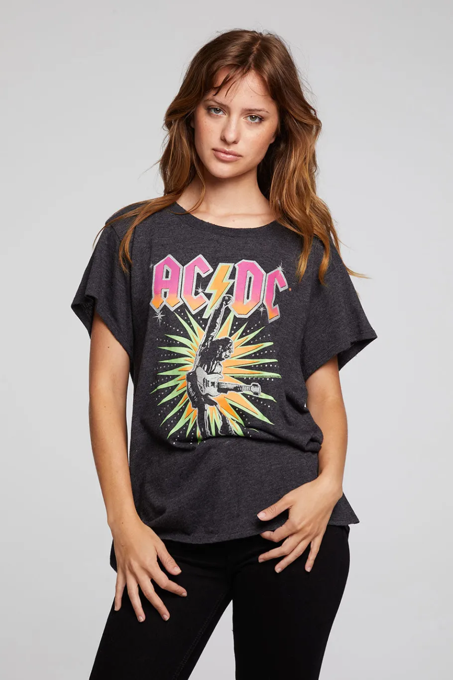 Clearance Chaser Brand AC/DC Let There Be Rock Tee