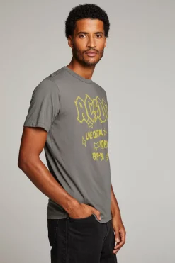 Discount Chaser Brand AC/DC Live On Stage Mens Tee
