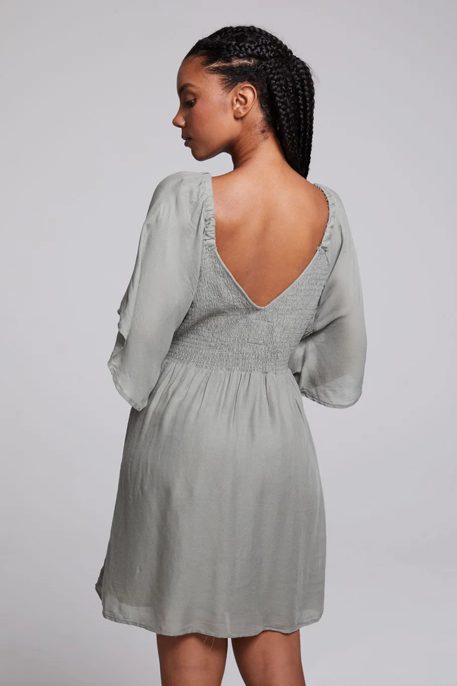 Flash Sale Chaser Brand Adele Sage Mini Dress