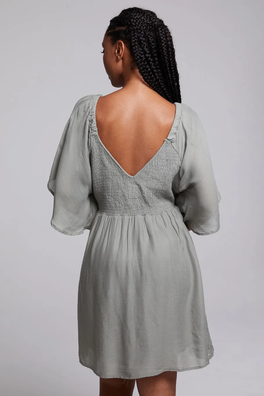 Flash Sale Chaser Brand Adele Sage Mini Dress