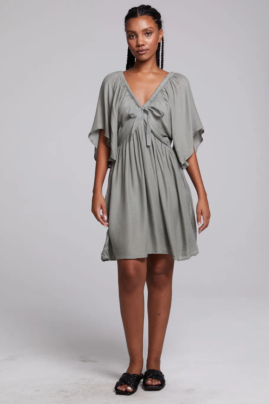 Flash Sale Chaser Brand Adele Sage Mini Dress