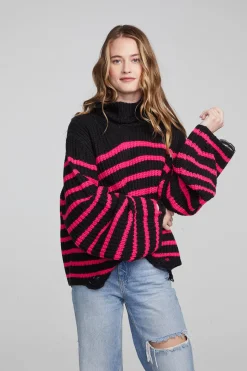 Online Chaser Brand Aimee Melrose Stripe Pullover