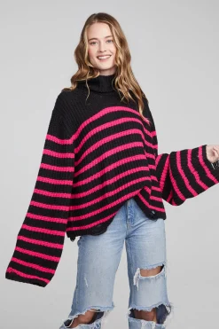 Online Chaser Brand Aimee Melrose Stripe Pullover