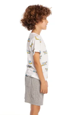 Hot Chaser Brand Airplane Boys Tee