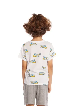 Hot Chaser Brand Airplane Boys Tee