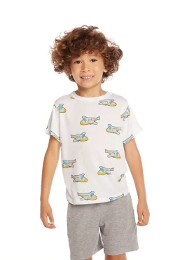 Hot Chaser Brand Airplane Boys Tee