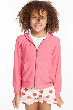 Store Chaser Brand Alana Orchid Girls Zip Up Hoodie