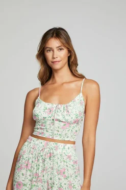 Flash Sale Chaser Brand Alana Tank Top - Grass Daisy Floral