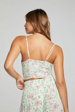 Flash Sale Chaser Brand Alana Tank Top - Grass Daisy Floral