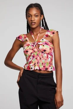 Cheap Chaser Brand Alessia Poppy Floral Blouse