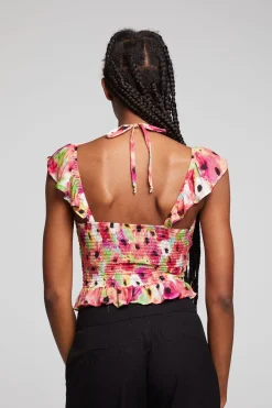 Cheap Chaser Brand Alessia Poppy Floral Blouse