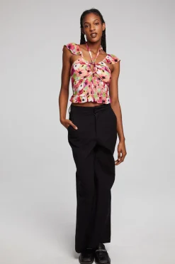Cheap Chaser Brand Alessia Poppy Floral Blouse
