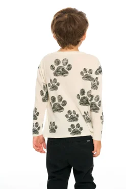 Cheap Chaser Brand All Over Dog Paw Charity Shirt