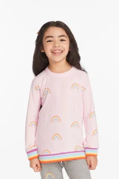 Outlet Chaser Brand All Over Rainbow Girls Pullover