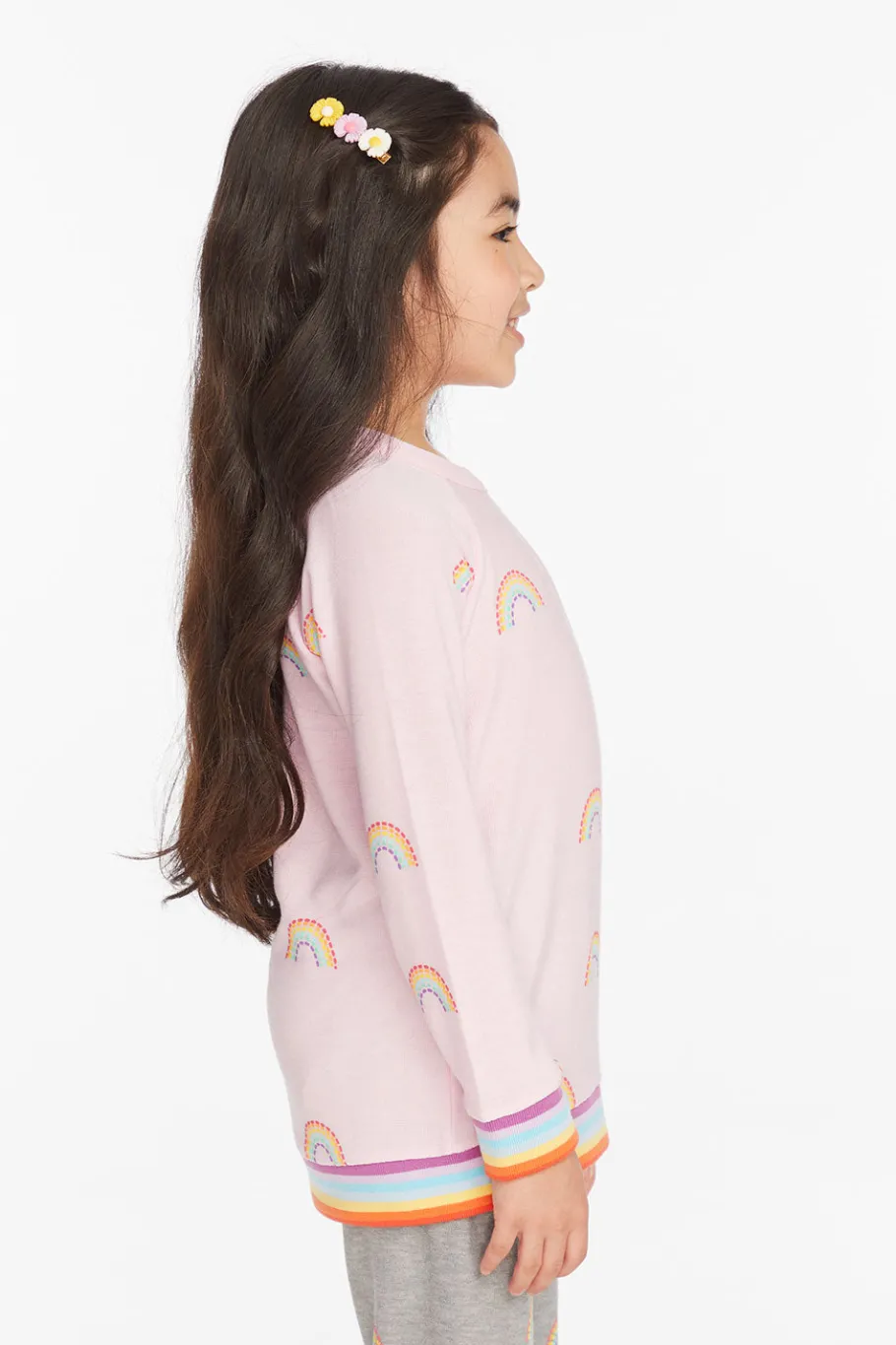 Outlet Chaser Brand All Over Rainbow Girls Pullover