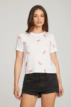 Fashion Chaser Brand Allover Cowboy Boot Tee