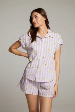 New Chaser Brand Allover Lemons Shirt