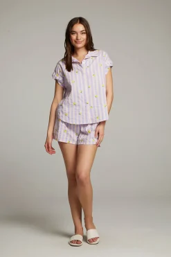 New Chaser Brand Allover Lemons Shirt