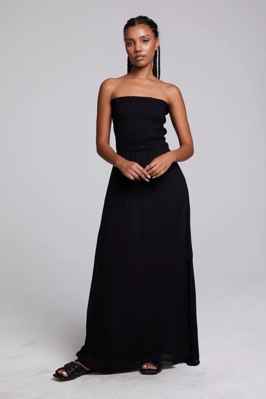 Online Chaser Brand Anita Black Maxi Dress