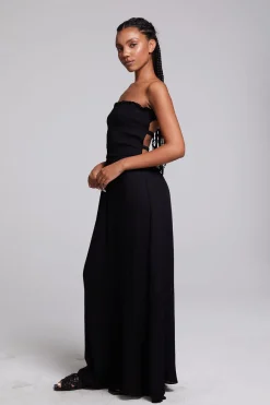 Online Chaser Brand Anita Black Maxi Dress