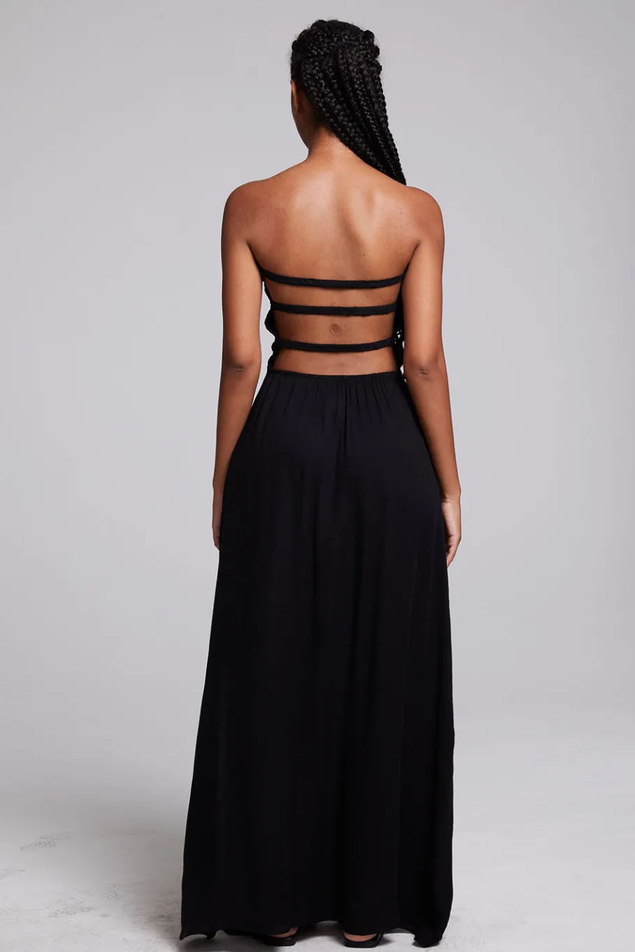 Online Chaser Brand Anita Black Maxi Dress