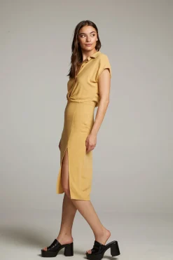 Shop Chaser Brand Atlantic Parchment Midi Dress