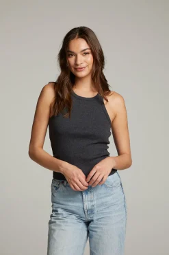 Online Chaser Brand August Black Tank Top