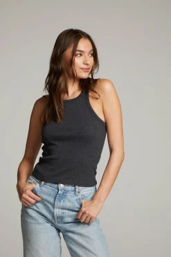 Online Chaser Brand August Black Tank Top