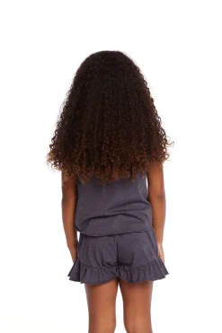 Hot Chaser Brand Avalon Girls Vintage Jersey Shirttail Muscle
