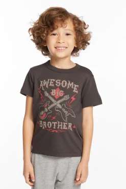 Discount Chaser Brand Awesome Big Brother Boys Tee