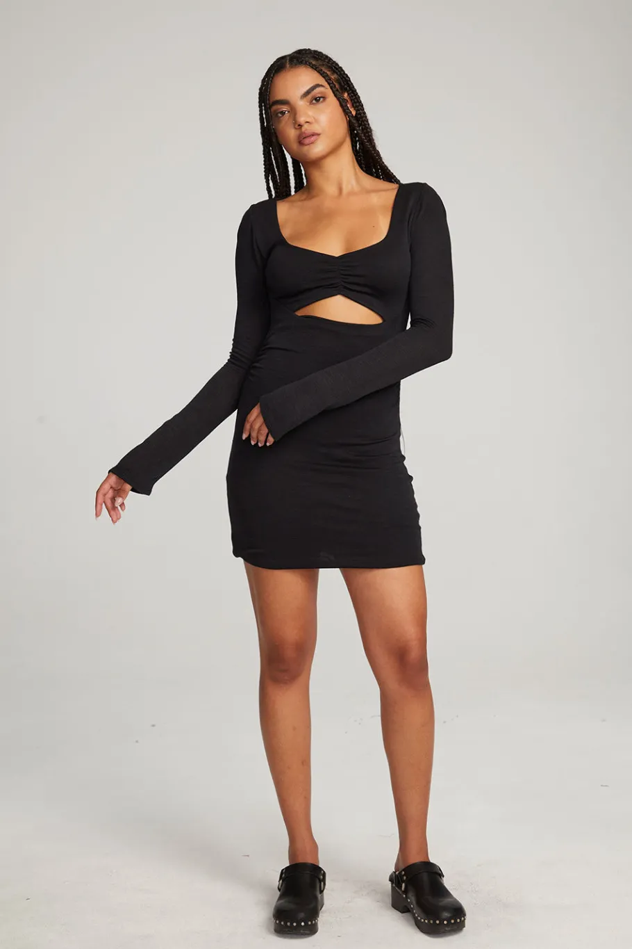 Cheap Chaser Brand Bay Licorice Mini Dress