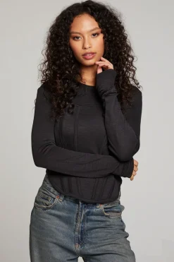 Sale Chaser Brand Baysidee Licorice Long Sleeve