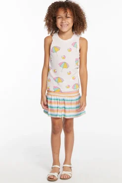 Discount Chaser Brand Beach Balls & Umbrellas Girls Tank Top