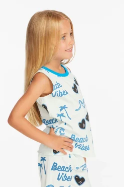 Shop Chaser Brand Beach Vibes Girls Millie Tank