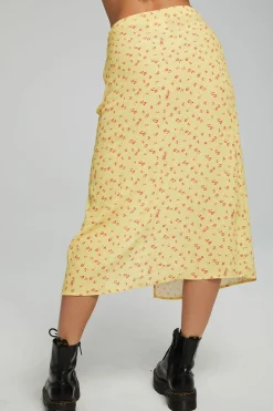 Online Chaser Brand Belle Midi Skirt - Anise Flower
