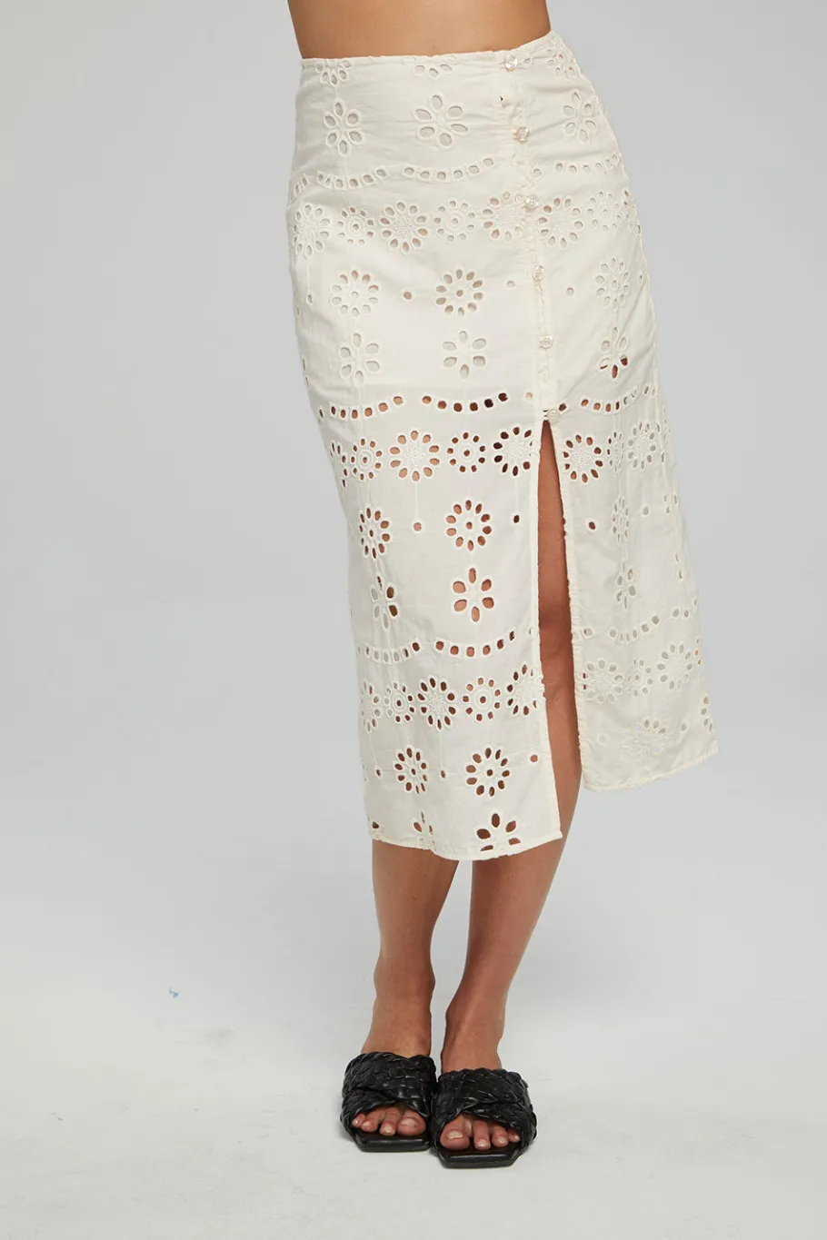 Outlet Chaser Brand Belle Midi Skirt - Gardenia