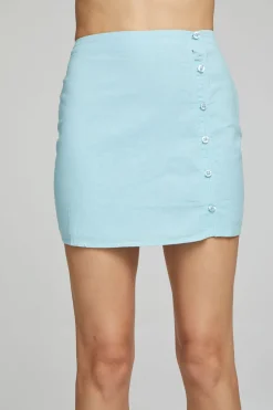Store Chaser Brand Belle Mini Skirt - Clear Sky