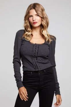 Flash Sale Chaser Brand Betsey Licorice Long Sleeve