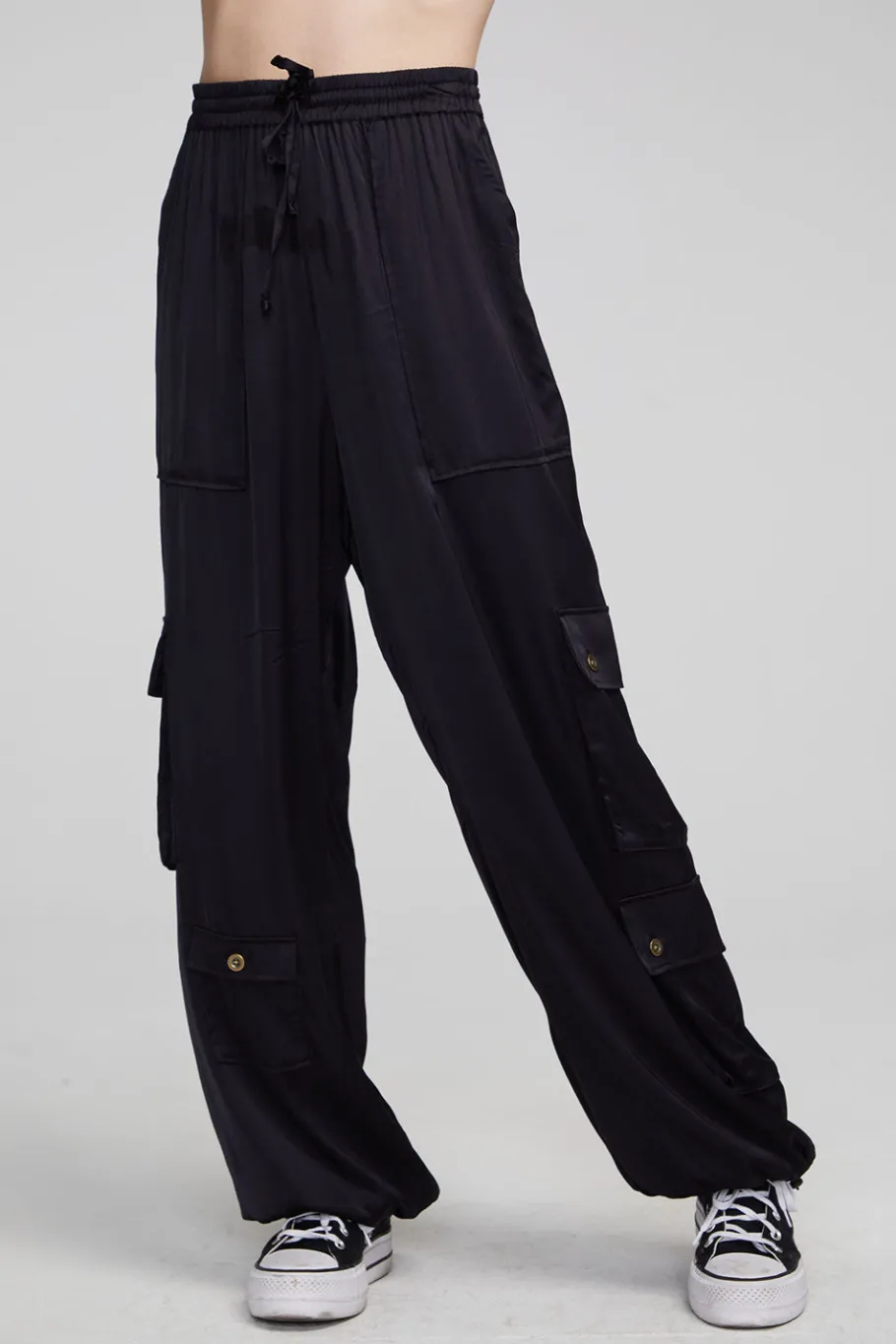 Store Chaser Brand Billyy Shadow Black Trousers