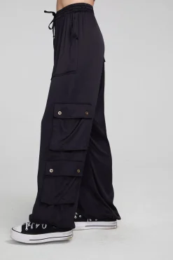 Store Chaser Brand Billyy Shadow Black Trousers