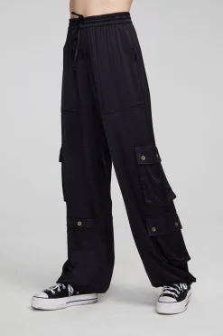 Store Chaser Brand Billyy Shadow Black Trousers