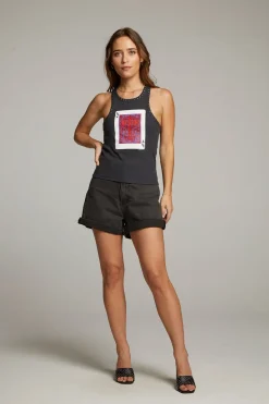 Cheap Chaser Brand Black Sabbath Cross Tank