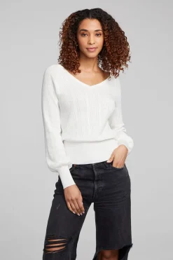 Online Chaser Brand Blackheart White Star Long Sleeve