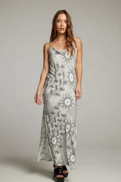 Online Chaser Brand Bleeker Paisley Bandana Slip Dress