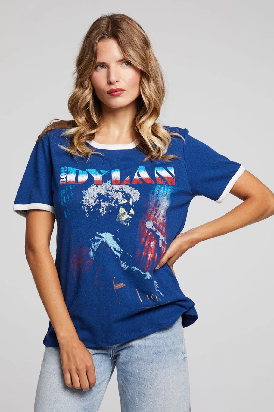 Sale Chaser Brand Bob Dylan Stars And Stripes Praiano Tee