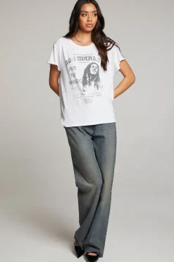 Best Sale Chaser Brand Bob Marley Harvard Stadium Tee