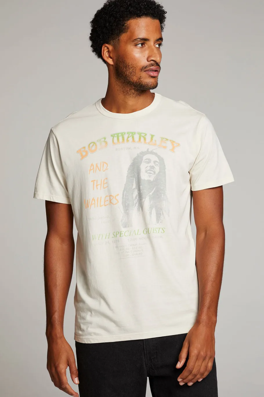 Flash Sale Chaser Brand Bob Marley On Stage Mens Tee