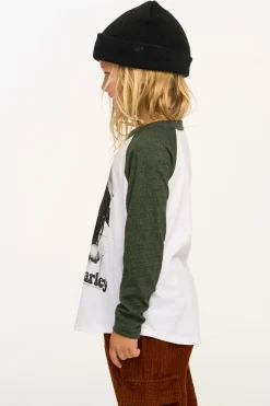 Fashion Chaser Brand Bob Marley Portrait Boys Baseball Tee